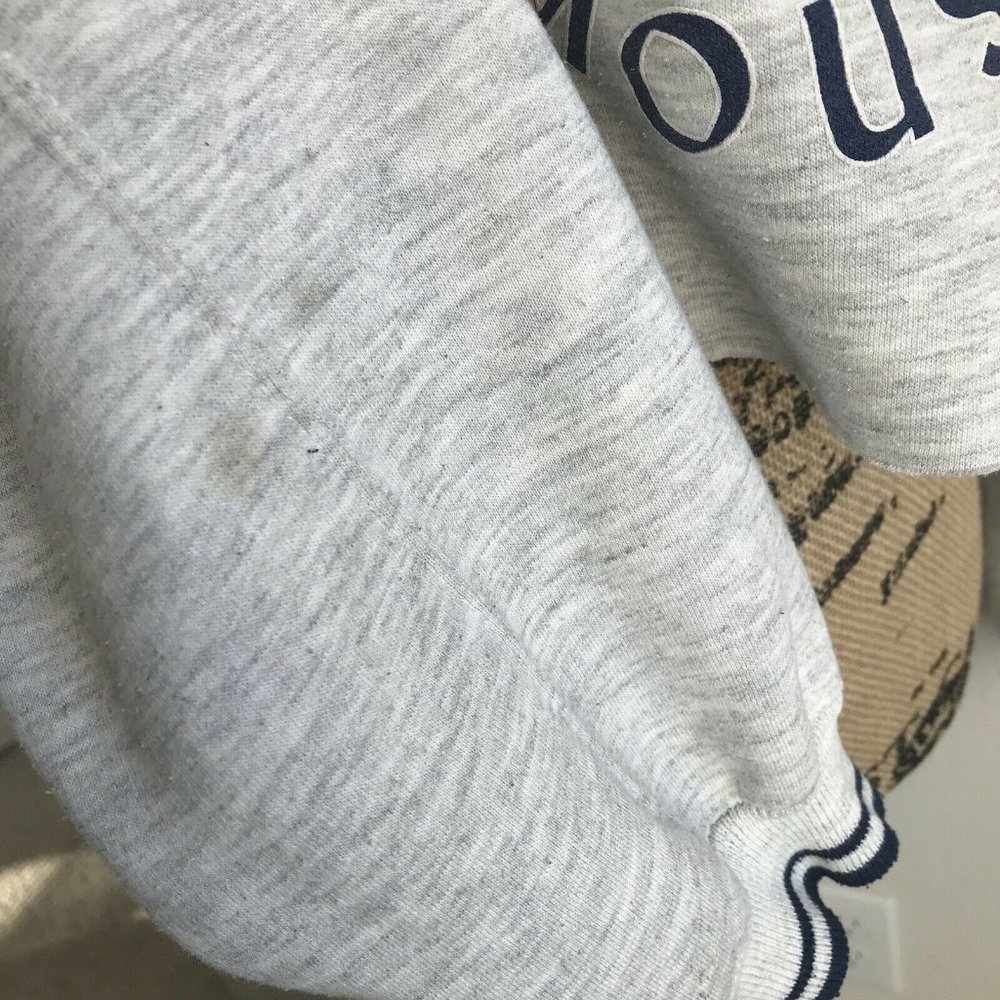 Vintage 90s Mickey Mouse World Tour Sweatshirt Adult Medium Cropped Disney Wear - Picture 7 of 11